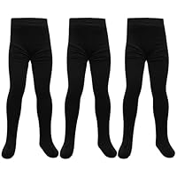 Heatwave Pack of 3 Girls Black Thermal Tights for Kids Heat Insulating Warm Soft Feel All Day Comfort Winter Wear, 11-13 Years