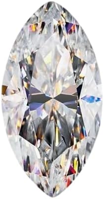 1.00 Ct Marquise Cut Gemstone D Color VVS1 Clarity Certified Loose Stone for Pendant Ring Or Stud Earring Jewelry Making