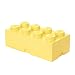 Produktbild LEGO Aufbewahrungsstein, 8 Noppen, Stapelbare Aufbewahrungsbox, 12 l, hellgelb