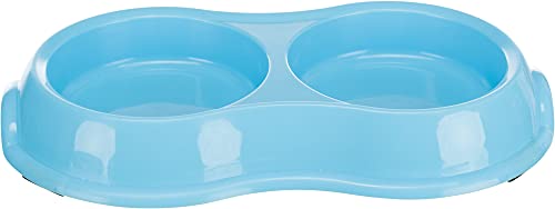 Trixie 24985 Doppelnapf, Kunststoff, 2 × 0,2 l/ø 11 cm/26 × 4 × 14 cm