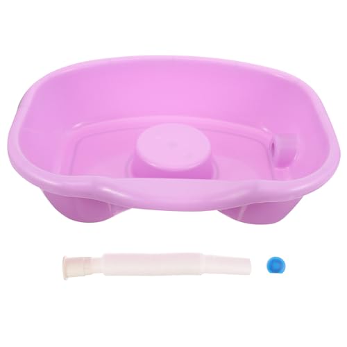 minkissy Shampoo Basin Hair Washing Basin Hair Washing Tray Shampoo Tray Portable Shampoo Bowl for Bathtub Sink Bedridden