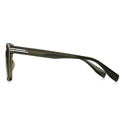 Image of BOLON Unisex Classic Square Polarized UV400 Sunglasses