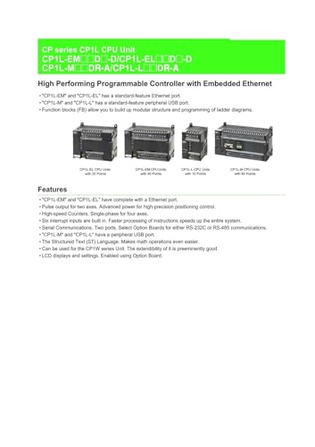 CP1L-L10DR-A module de commande programmable et automate de processus - 3