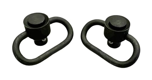 NTC ELITE QD Sling Swivels – 2-Pack – Heavy-Duty Quick Detach Loops for Slings (1' or 1.25' Options)