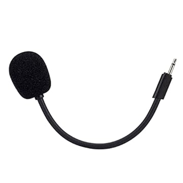 UNCLE LIGHT Microfone de jogo de substituição para fone de ouvido JBL Quantum 100 (Q100) para PC/Xbox/PS/Switch/MAC, microfone boom destacável de 2,5 mm