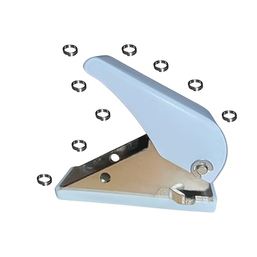 Ohne dir kann ich nicht bin Dart Premium Flight Locher Puncher aus Metall mit 9 O Ringen Federringe für Dart Flights Dartzubehör für Softdart und Steeldart Weiß