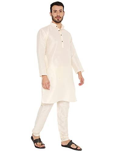 Image of Maharaja Banarasi Dupion Silk Kurta Pjama Set for Men