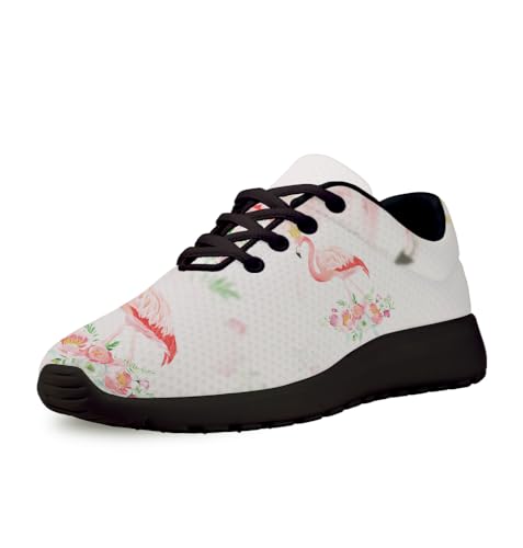 Pink Flamingo Shoes for Women Men Trail Running Casual Fashion Sneakers Slip-on Tennis Shoes