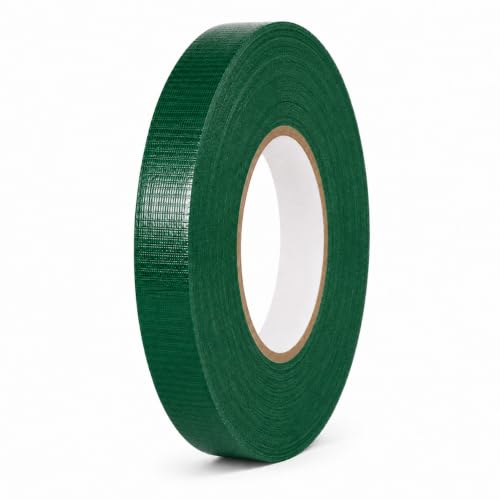 Image of GGR Supplies CDT-36 Industrial Grade Cloth Duct Tape, Dark Green 1 Inch x 60 Yards, Waterproof UV Resistant Heavy Duty, Clean Removal with No Sticky Residue for Repairs, Packaging, and Bundling