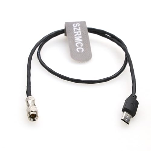 SZRMCC Cable micro USB a DIN 1.0/2.3 de código de tiempo para Sony FX3 FX30 A7S3 A1 Multi-cámara a Atomos UltraSync ONE