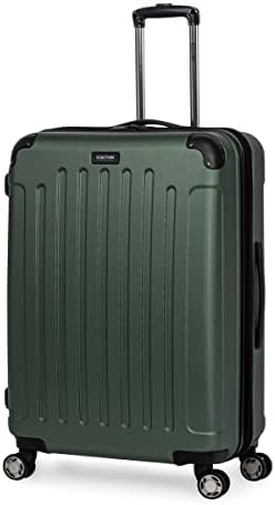 Kenneth Cole REACTION Renegade 28” Lightweight Hardside Expandable 8-Wheel Spinner Checked-Size Luggage, Cilantro, inch