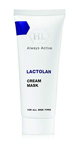 HL Holy Land Cosmetics Lactolan Cream Mask with Active Lactic Acid & Milk Protein to Boost Elasticity and Repair, 2.4 fl.oz
