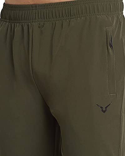 Image of Invincible Men's Athleisure Gym Wear Running Workout Training Fitted Track Pants