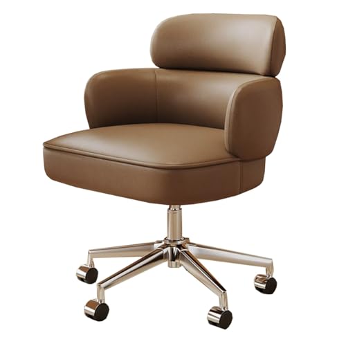 Silla de Oficina ergonómica con Altura Ajustable, diseño Giratorio, Respaldo y reposabrazos: Silla de Trabajo cómoda para la Oficina en casa o el Espacio de Trabajo.