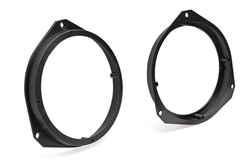 Coppia Supporti Altoparlanti Adattatori Anteriori diametro 165 mm Compatibile con Fiat Alfa Romeo Opel Peugeot Citroen Ford Iveco
