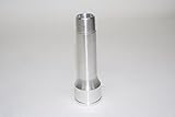 PRW 5292075 Clear Anodized Aluminum Straight Universal Electric Water Pump Fitting