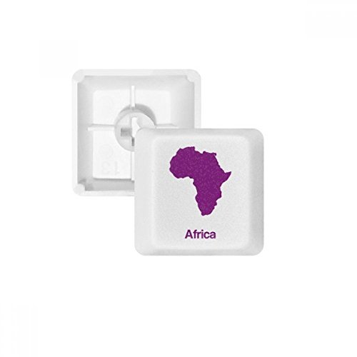Keycaps PBT Violet Afrique oem pour clavier mécanique blanc accessoire touches R4 sans impression