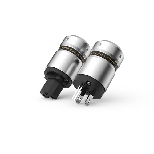 Conector macho de alimentación Tertullus aluminio baño en rodio miniatura 5