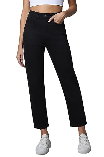 Image of HIGH Star Women's Straight Fit Mid Rise Jeans