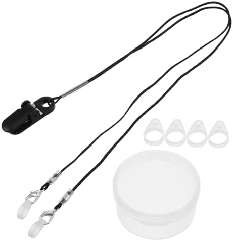 FOMIYES Hearing Amplifier Anti Loss Lanyard with Clip for Adults and Seniors Lightweight Secure Retention