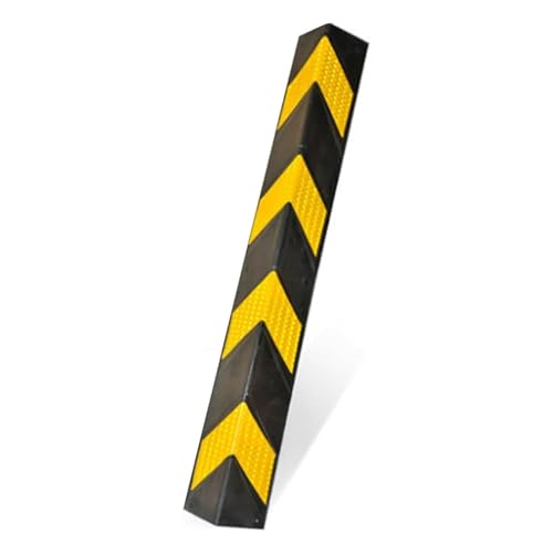 Protezioni angolari riflettenti da parete, a strisce gialle, per garage, parcheggio, magazzino, ufficio, lunghezza 60 cm, migliorano la sicurezza e la visibilità