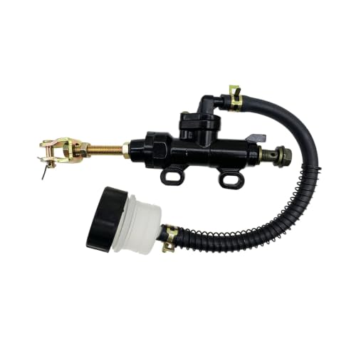 Maître-cylindre de frein arrière moto universel hydraulique noir (gauche et droite)
