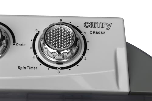 Miniatura 6 de Camry Cr8052 - Mini Lavadora Centrifugadora Portátil, 3kg Lavado Ropa, 1kg Centrifugado, Perfecta Camping, Caravanas Y Autocaravanas