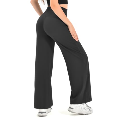 Leafigure Womens Straight Leg Yoga Pants - image 1