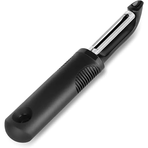 SIMDAO Ultra Sharp Vegetable Peeler - Rustproof and Dishwasher Safe Cover