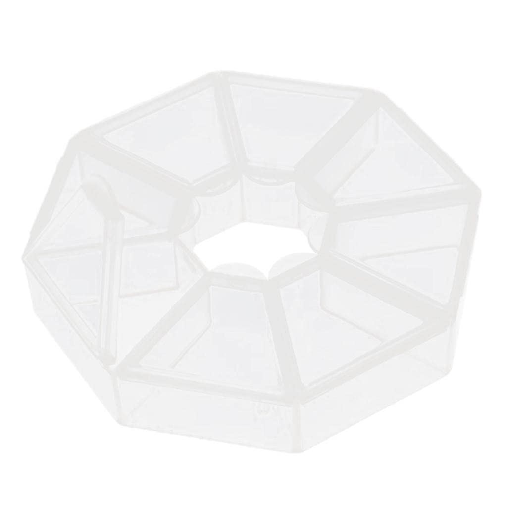 JAZZY PEARLS Clear Plastic Storage Box Case for Nail Tips Art False Eyelashes Organizing-image-1