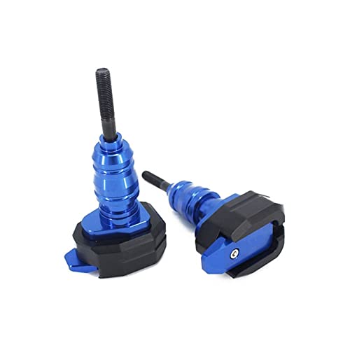 Slider de cadre Moto pour Kawasaki MT07 - Crash pads protection carénage bleu