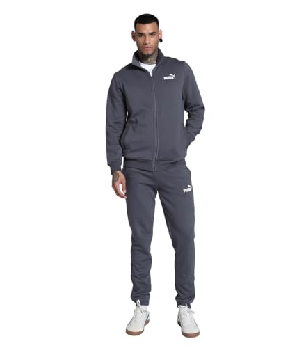 Image of Puma Men Polycotton Active Track Suit | Lightweight Full-Zip Jacket & Track Pants Set for Men