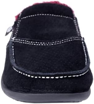 Revitalign Women's Siesta Plush Slipper, Black, 8 | Image 1