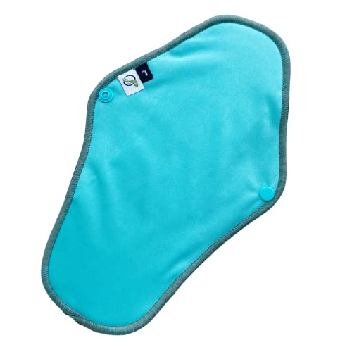 Image of Bumpadum Cloth Sanitary Pads - 3 Pads + Waterproof Pouch Value Pack (Teal, M-L-XL-Minibag)