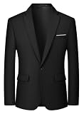 MAGE MALE Men's One Button Blazer Casual Solid Color Suit Jacket Slim Fit Lightweight Sport Coats Blazers...