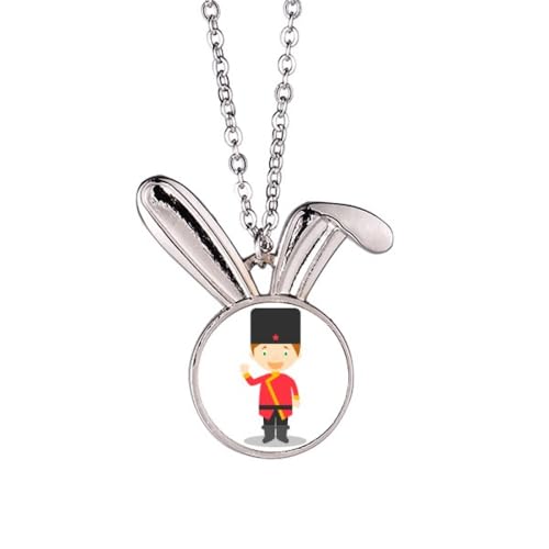 Collier Pendentif Lapin au style art déco russe pour une élégance intemporelle