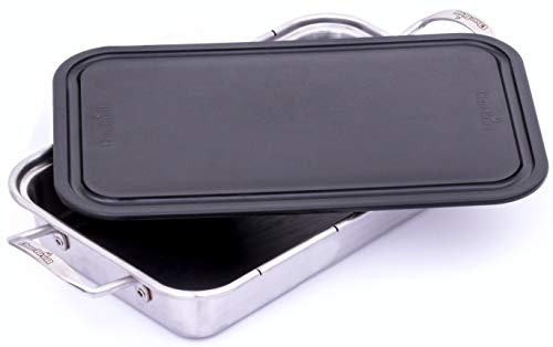 Char-Broil 3526981P04 Grill Plus Roasting Pan Cutting Board Silver