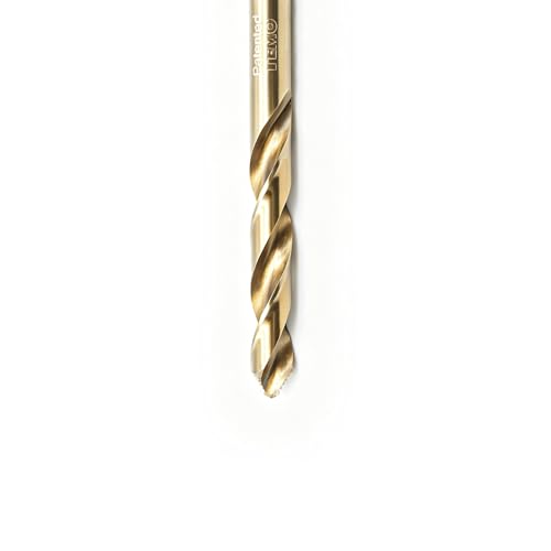 Image of TEMO 1 pc 5 /16 Inch M35 Stepped Point Jobber Drill Bit, Easy Boost Twist Drill Bit Set for Acrylic Metal, Steel, Wood, Plastic
