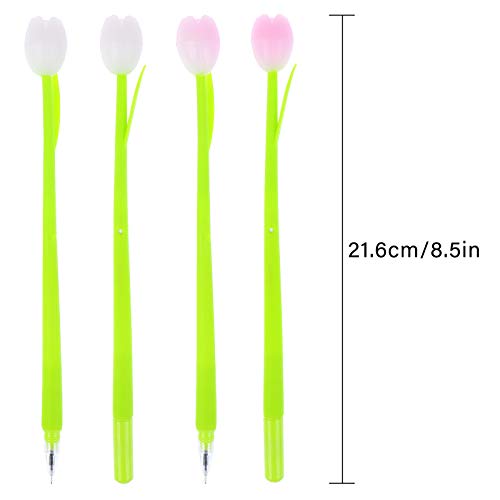Bolígrafos Olgaa 24 PCS Flores Cambiantes Tinta Negra miniatura 2