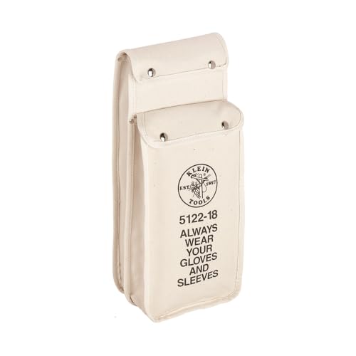 Klein Tools 5122-18 Combination Glove and Sleeve Bag, No. 4 Canvas, 18-Inch