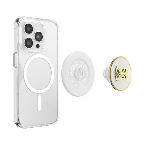 Image of PopSockets Phone Grip for MagSafe, Magnetic Holder, Phone Stand, Enamel - Pasta