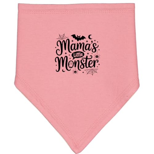 inktastic Mama's Little Monster Halloween Baby Bandana Bib