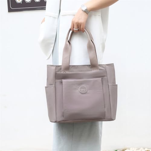 Bolso liviano de nylon para mujer tipo tote miniatura 2