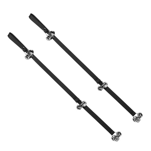 VALICLUD 2個ペットドアベル 調節可能なロープ付き 犬猫用トイレトレーニン