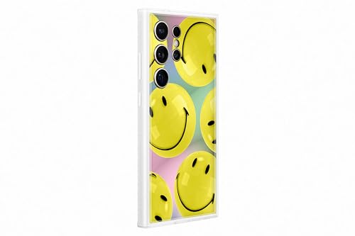 Samsung Flipsuit Case EF-MS928 für das Galaxy S24 Ultra, Smartphone-Cover, Handy-Hülle, Schutz Case, Einlegekarte Smiley, Yellow – Ansicht 5