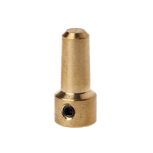 Broca eléctrica de latón de 3,17 mm JT0, acoplador de eje de motor, accesorio de abrazadera