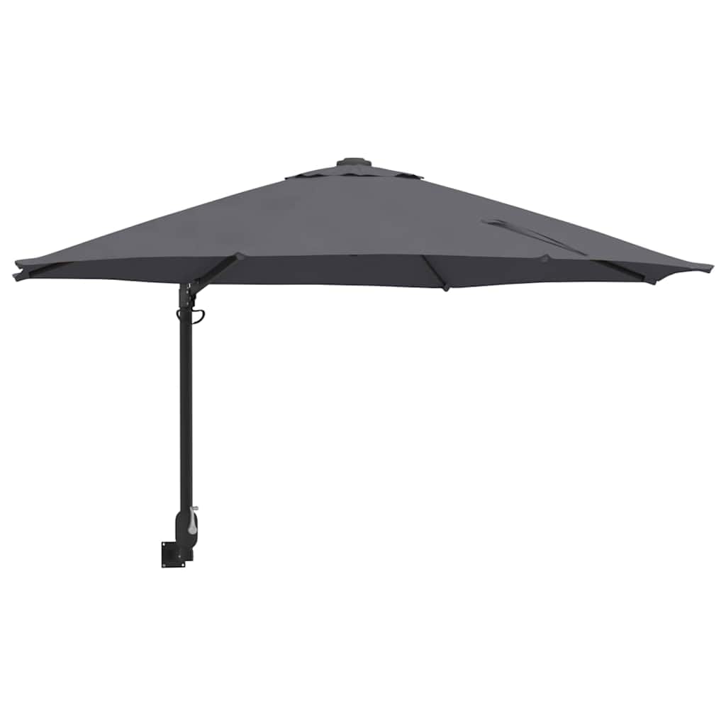 Parasol ogrodowy, piaskowy x poliester i stal, z funkcją przechylania, ochrona przed wiatrem, markiza boczna wysuwana, na taras, ochrona prywatności, balkon, ochrona przed słońcem, trwały