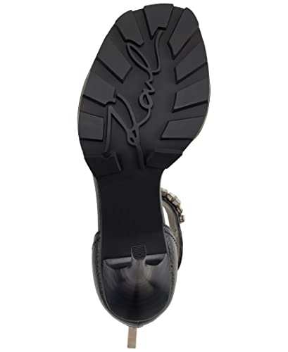 KARL LAGERFELD PARIS Women's Open-Toe Malinda Lug-Sole Heeled Sandal3