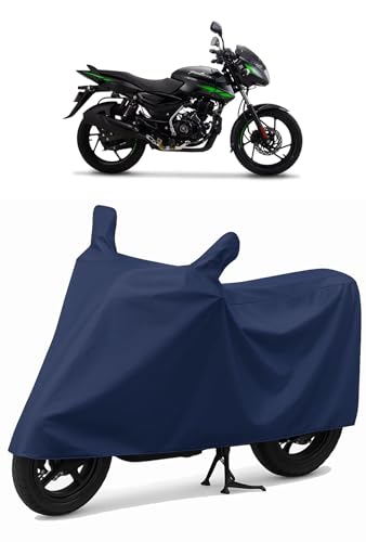 Image of CoverRide Heavy Duty Waterproof Scooty & Bike Cover for Bajaj Pulsar 125 - UV Resistant, Dustproof & Rain Protection, All-Weather Outdoor Cover for Bikes & Scooty with Buckle Straps