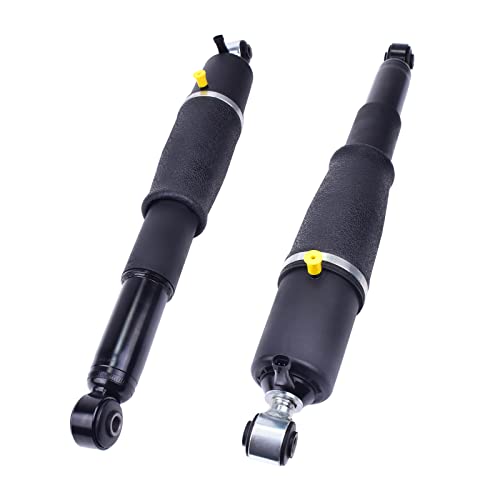DEDC 2PCS Rear Air Ride Suspension, Shocks Strut, Air Spring Replacement Parts for CHEVY Suburban 1500 GM Cadillac Escalade Truck SUV with Z55 Autoride 2000-2014, 22187156, 25979393, 25979394 AS-2708